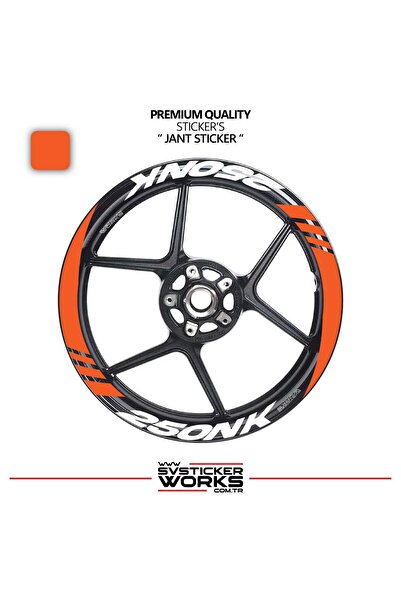 ARONA Cfmoto 250nk wide wheel rim decal sticker model 16-piece set - high qua...