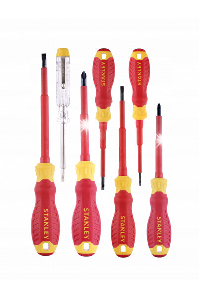 STANLEY SINCE 1913 SET DE ȘURUBELNIȚE VDE 7 PIESE 2PZ+4SL + TESTER - 60-031-0...