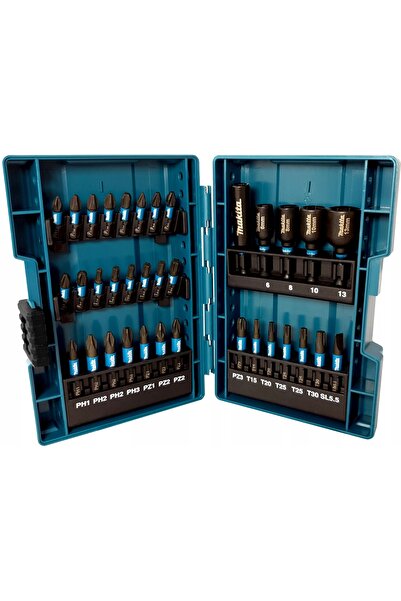 Makita Set de biți de impact negri 35 bucăți B-66880