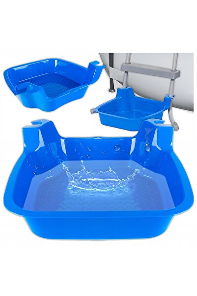 NO BRAND Vas de curățare a picioarelor pentru piscină, cu design tip scară.