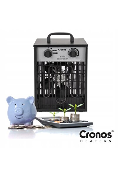 Cronos Heaters Încălzitor electric portabil, suflantă puternică, 3300W