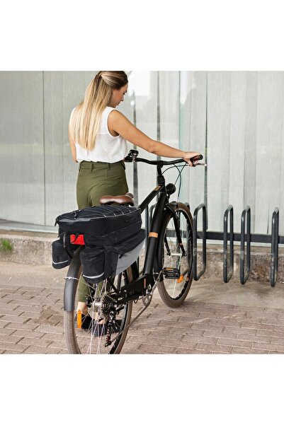 Stator Geantă de bicicletă pentru portbagaj, impermeabilă, spațioasă, rucsac 55L