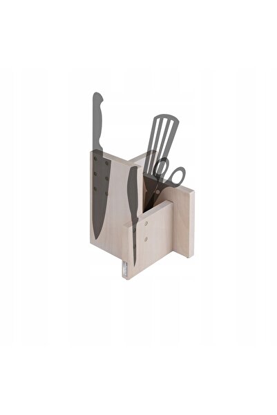 ArteLegno Suport magnetic pentru cuțite cu recipient KOMBI