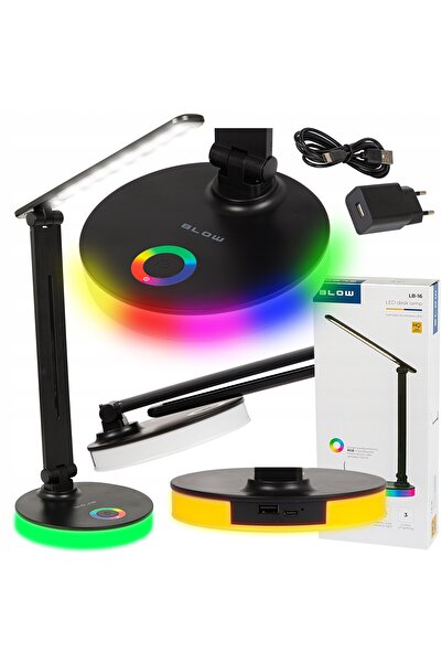 Blow Lampă de birou LED pentru citit, 3 culori, puternică, control tactil, US...
