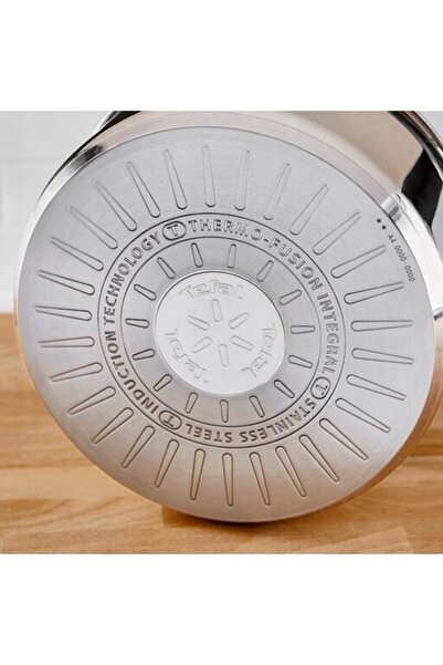 TEFAL Tigaie adâncă cu capac, mânere rezistente, vase de gătit din oțel Infinite