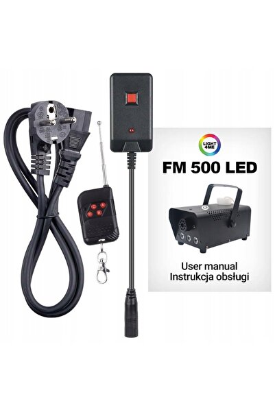 LIGHT4ME Generator de ceață cu efect de ploaie, mașină de ceață 500W, 3 diode...
