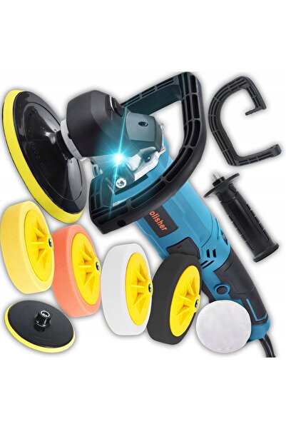 MTEC Polizor auto cu reglare a vitezei, polizor electric, set de discuri de l...