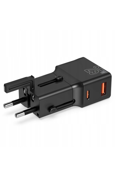 Mobile Origin Adaptor de încărcare universal EU/US/UK/AU, USB, USB-C, 25W