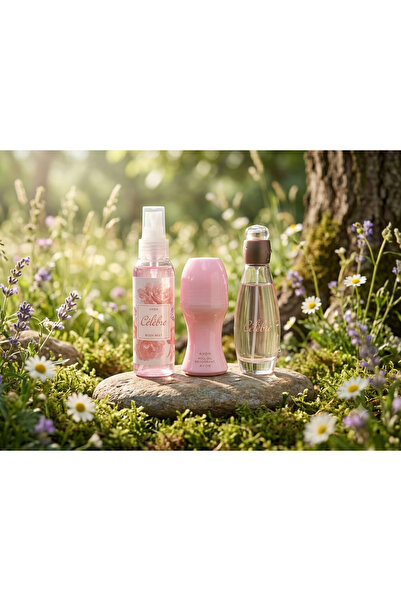 AVON celebre parfüm imari rollon ve celebre vucut sprey set