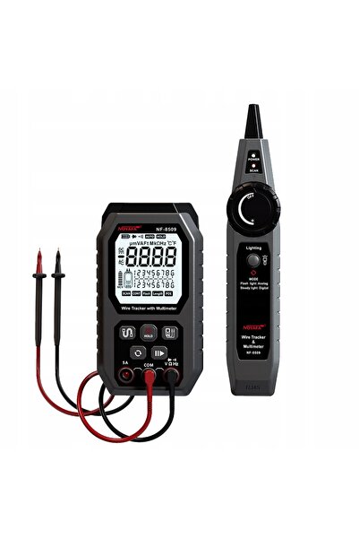 NOYAFA Tester de cabluri de rețea LAN multimetru NF-8509 PoE NCV 1000V test d...