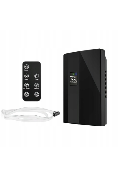 Kraft&dele Dezumidificator Negru 65W 2000ml 270ml/24h LCD Telecomandă