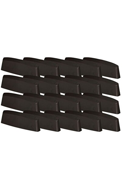 KOTARBAU Capac de scurgere pentru ferestre din PVC, Maro, 36 mm, Set de 20