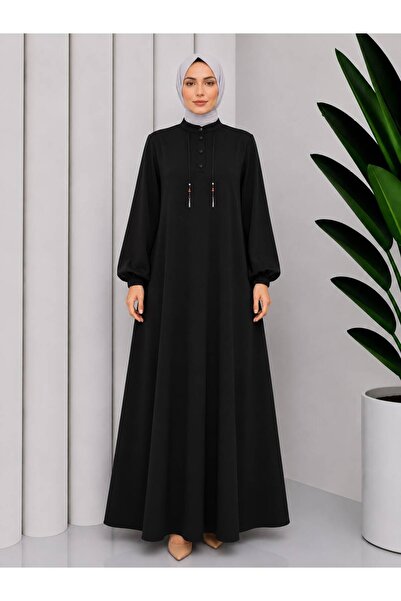 SudeHlt.co Hakim Collar Hijab Dress
