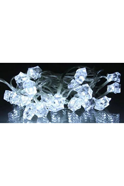 OEM Decorative electric light garland diamond shape 20 white LEDs cold light ...