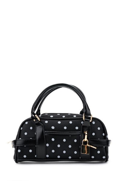 minebag Faux Leather Women's Crossbody Bag with Key Lock Charm Hamburg Black ...