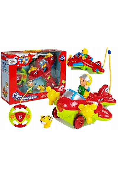 LeanToys Avion cu pilot telecomandat prin volan
