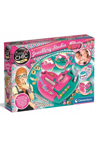 Baby Clementoni CrazyChic bijuterii pentru fete set pentru confecționarea bră...