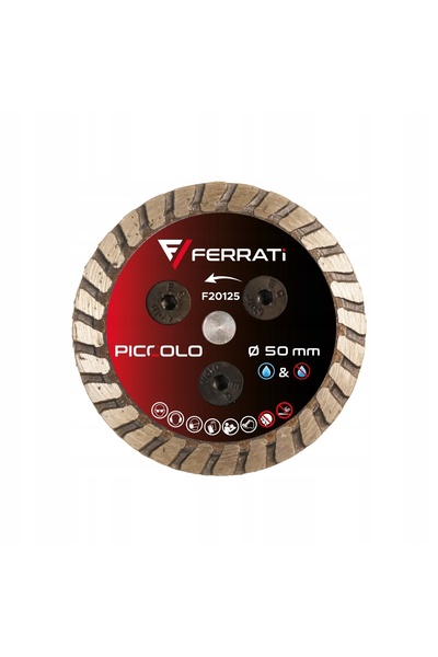 FERRATI Disc diamantat de tăiere 50mm PICCOLO F20125
