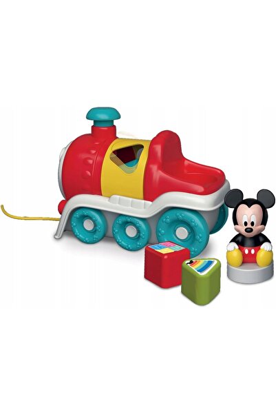 CLEMENTONI Jucărie sortator de forme în formă de tren, Mickey Mouse, pentru c...