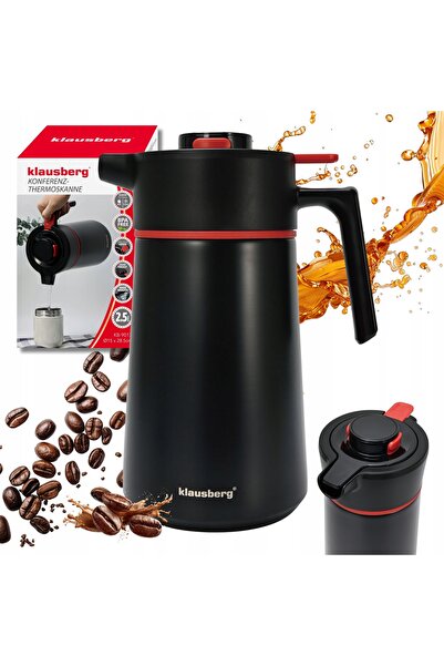 Klausberg Termos tip cană pentru cafea și ceai, 2,5L, KB-9013
