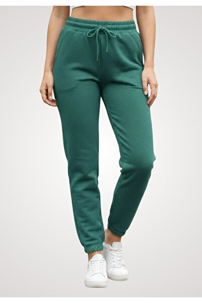 Serena Women's Cotton sweatpants, green color