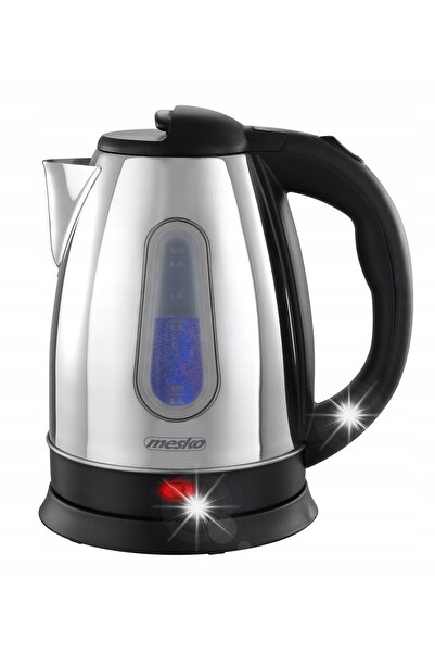 MESKO Fierbător electric fără fir, metalic, INOX, 1,8L, putere 1500W, MS 135
