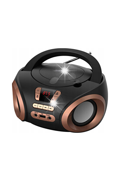 adler Radio portabil Boombox CD audio și MP3 USB AUX LCD radio FM AD 1181