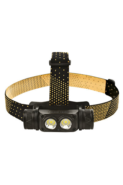 POWERTECH Φακός κεφαλής LED PT-1549, επαναφορτιζόμενος, 1000lm, IP44, μαύρος