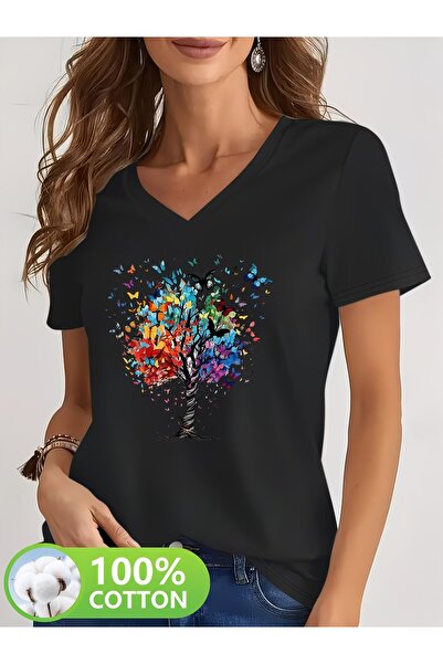 PAVRO Unisex Comfortable Fit Tshrit Mixed Printed Tshirt