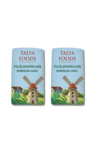 tms talya foods Talya Foods Glutensiz Beyaz Sorgum Unu 2x2kg Avantaj Seti