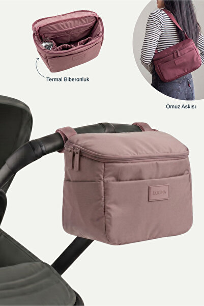 Lucina Loya Baby Stroller Organizer Baby Care Shoulder Tote Bag Organizer