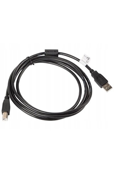 NO BRAND Cablu USB 2.0 AM-BM 1.8M Ferryt negru