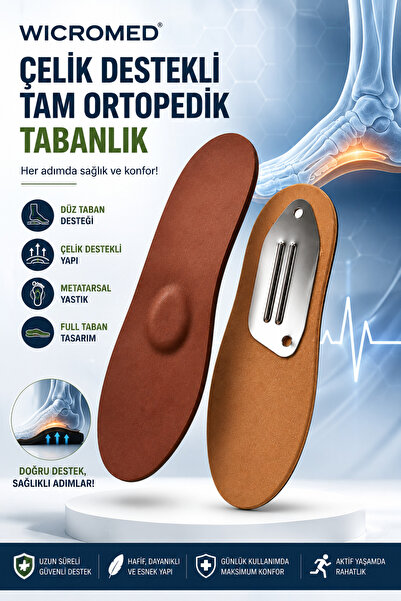 Velform İçe Basma Ark Metatarsal Epin Tam Çelik Tabanlık Taban Çökmesi UCBL