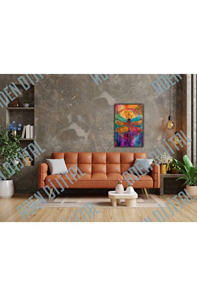 Aden TABLIE PE PÂNZĂ DIGITALĂ DECORATIVĂ MULTICOLORĂ MODERNĂ, DE STIL ȘIC