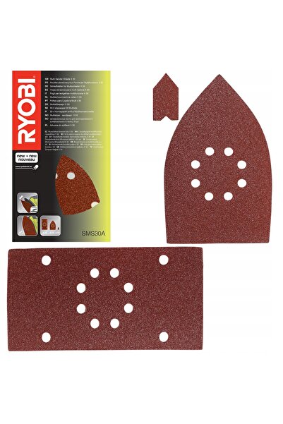 Ryobi Hârtie abrazivă EMS180RV (30 bucăți)