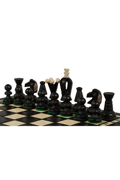 Sunrise Chess & Games SMALL KING'S CHESS - Black