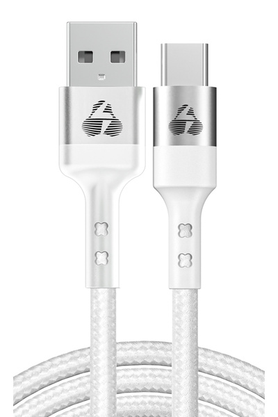 POWERTECH Καλώδιο USB-C σε USB PTR-0160, 60W, 480Mbps, 1μ, λευκό