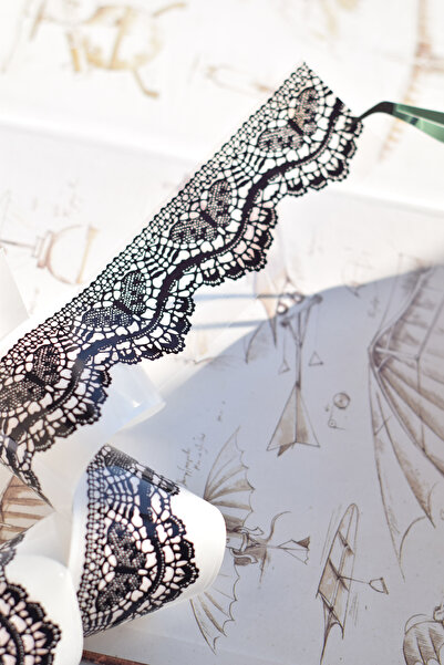 GÖKÇETasarım Lace Transparent Washi Tape (5 cm X 2 Meters) / Washi Tape, Scra...