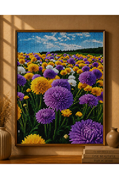 DNZt 5D Diamond Painting 50x40 cm Elmas Mozaik Boncuklu Taşlı Goblen Pano Tab...