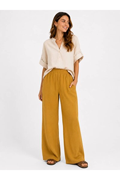 Cuckoo Cotton Muslin Women's Trousers