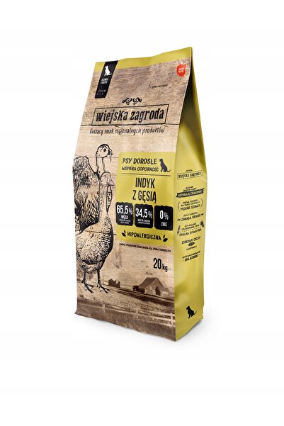NO BRAND Hrana pentru caine RURAL GARDEN Curcan cu gasca M 20 kg