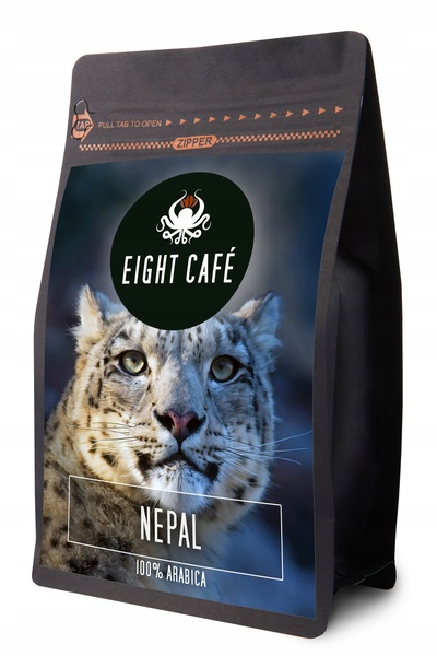 NO BRAND Cafea boabe EIGHT CAFE Nepal Arabica 0,5 kg