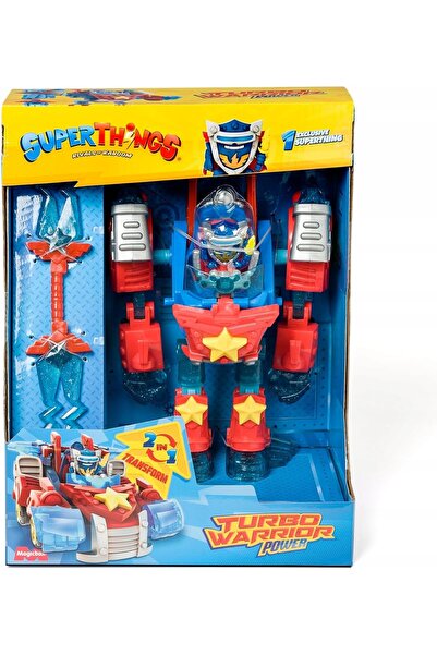NO BRAND Figurka MAGIC BOX SuperThings SuperBot Turbo Warrior Power PSTSP116I...