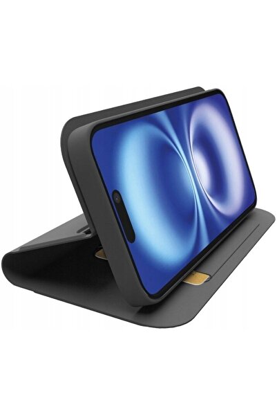 SBS Husă portofel netedă pentru Apple iPhone 16e Negru