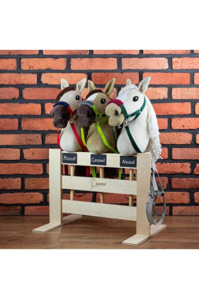 Skippi Cal pe băț Hobby Horse GAD03146 A3 Bej-bronz