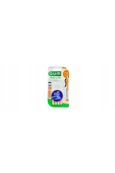 GUM Periuțe interdentare SUNSTAR Trav-Ler Portocaliu 0.9 mm (4 bucăți)