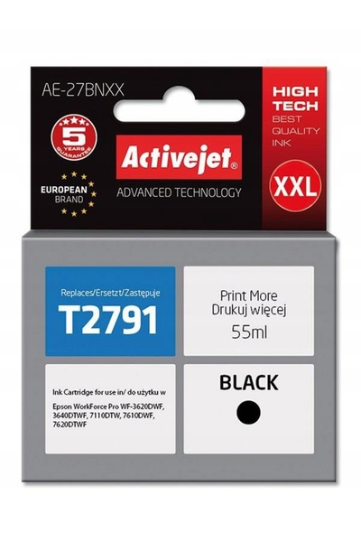 NO BRAND Cerneală ACTIVEJET pentru Epson T2791 AE-27BNXX Negru