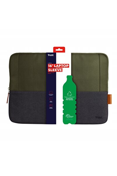 Trust Husă pentru laptop Lisboa 16 inci Verde-negru