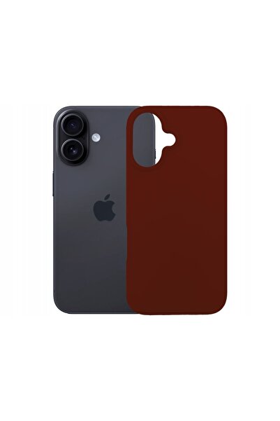 NO BRAND Etui 3MK Silicone Guardx MagCase pentru Apple iPhone 16 Roșu închis