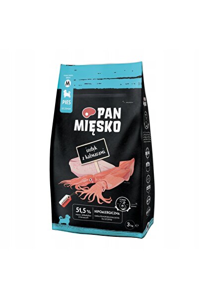 NO BRAND Hrana pentru caini PAN MIĘSKO Peruca cu calmar 3 kg